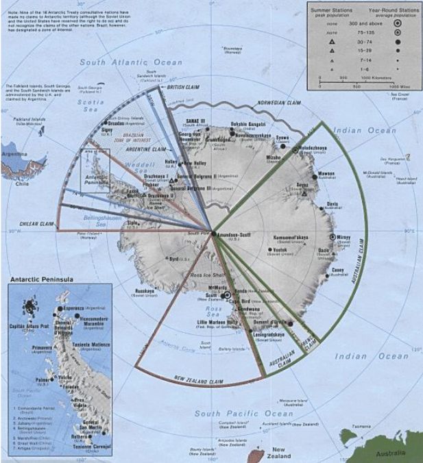 Mapa Antartida Argentina